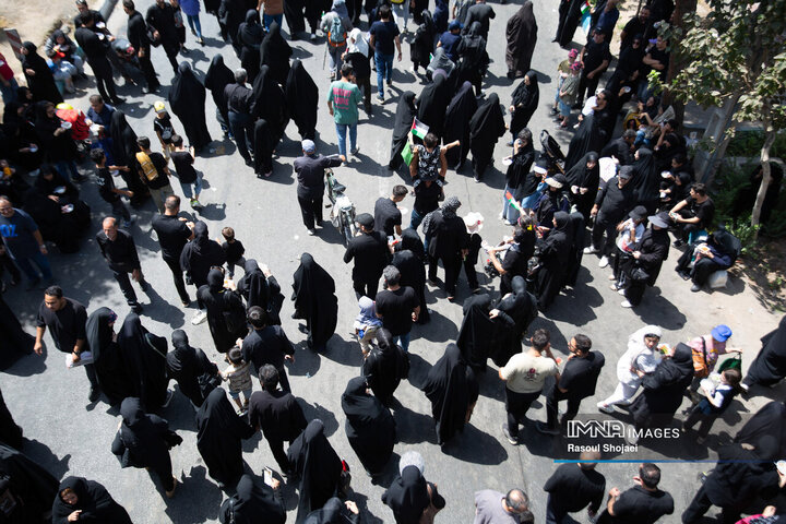 پیاده‌روی جاماندگان اربعین در اصفهان