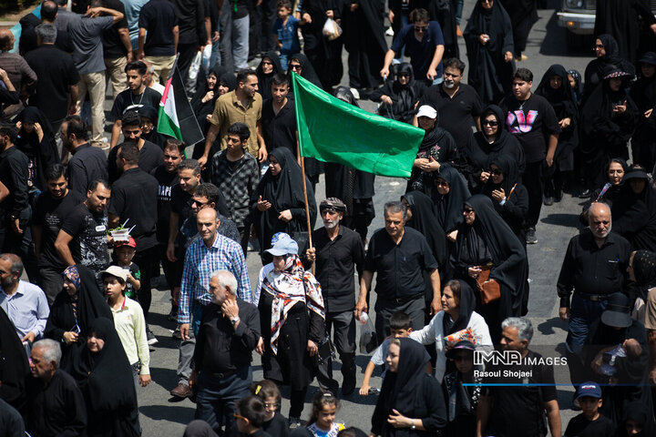 پیاده‌روی جاماندگان اربعین در اصفهان