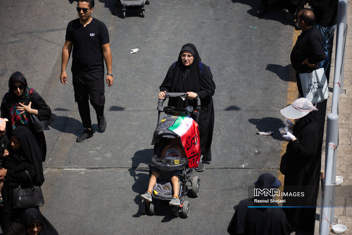 پیاده‌روی جاماندگان اربعین در اصفهان