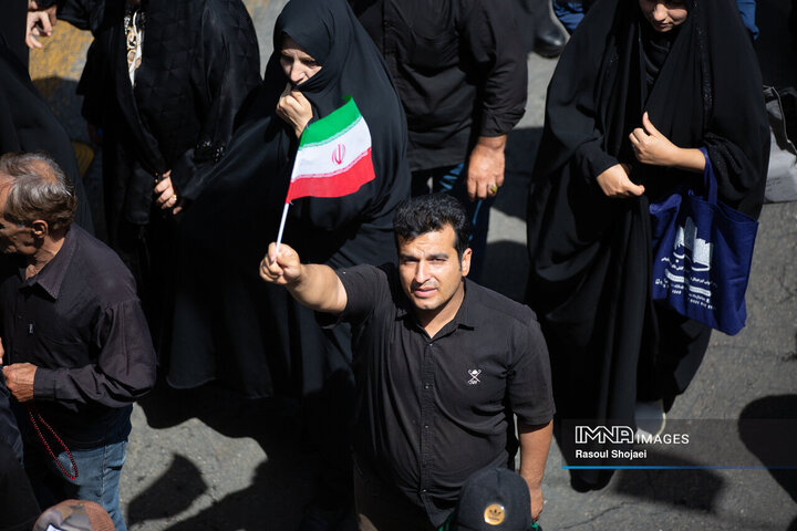 پیاده‌روی جاماندگان اربعین در اصفهان