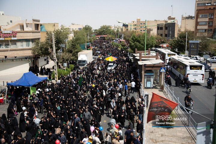 پیاده‌روی جاماندگان اربعین در اصفهان