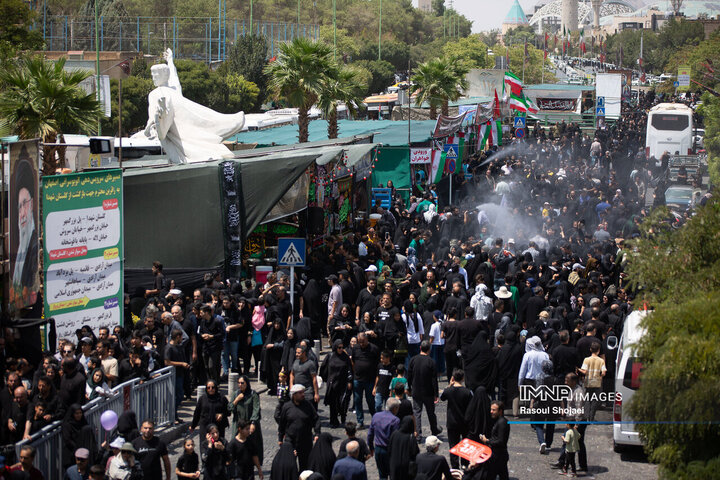 پیاده‌روی جاماندگان اربعین در اصفهان