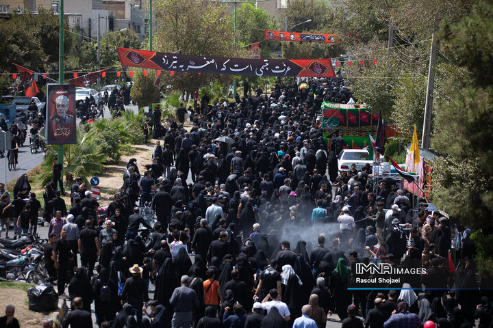 پیاده‌روی جاماندگان اربعین در اصفهان