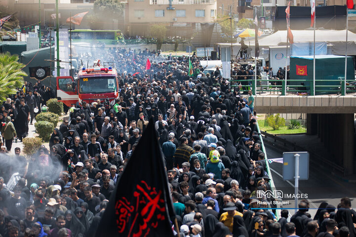 پیاده‌روی جاماندگان اربعین در اصفهان