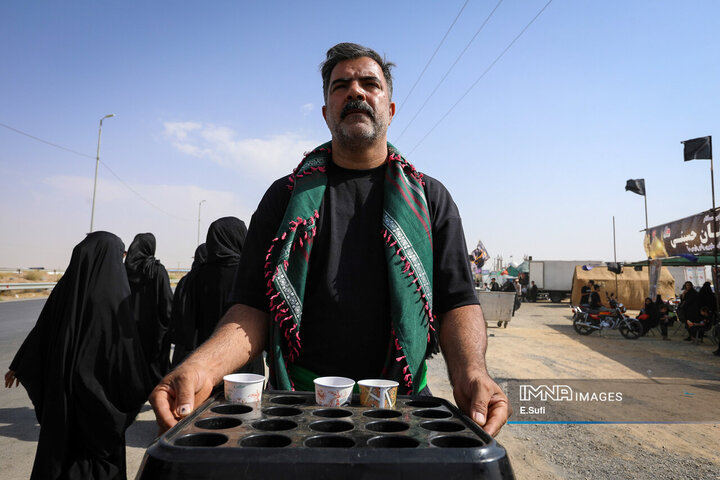 پیاده‌روی جاماندگان اربعین حسینی در اراک