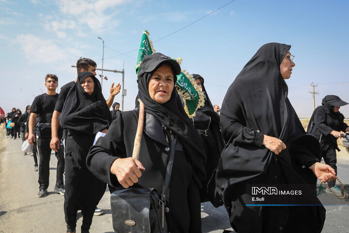 پیاده‌روی جاماندگان اربعین حسینی در اراک