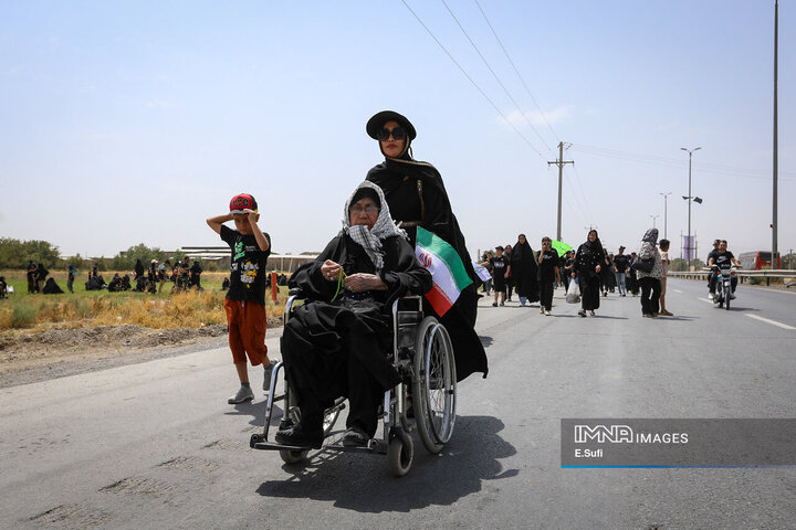 پیاده‌روی جاماندگان اربعین حسینی در اراک