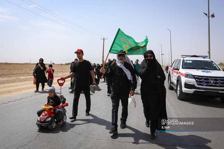 پیاده‌روی جاماندگان اربعین حسینی در اراک