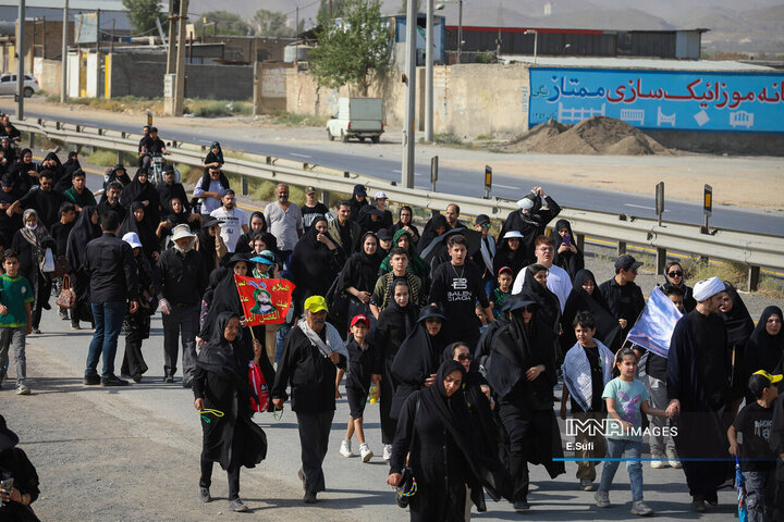 پیاده‌روی جاماندگان اربعین حسینی در اراک