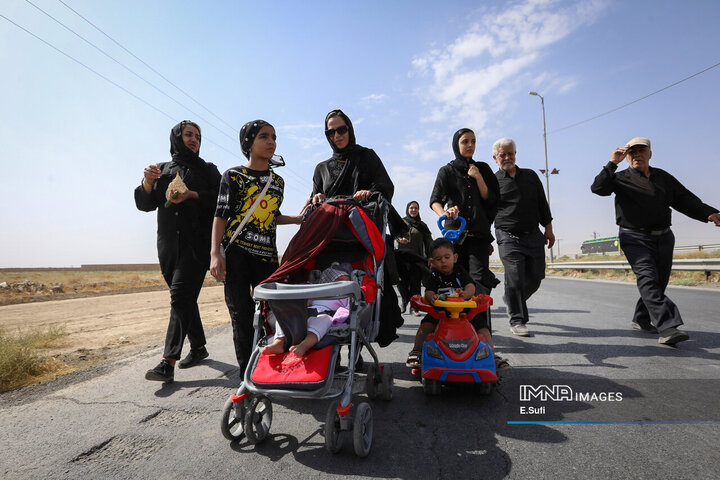 پیاده‌روی جاماندگان اربعین حسینی در اراک