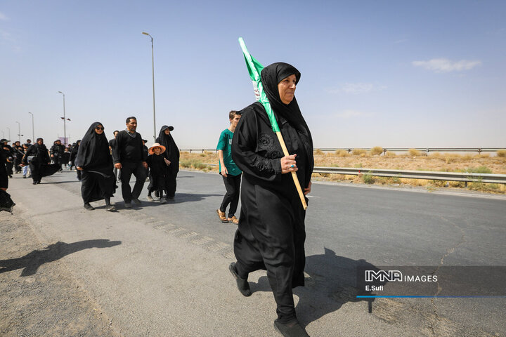 پیاده‌روی جاماندگان اربعین حسینی در اراک