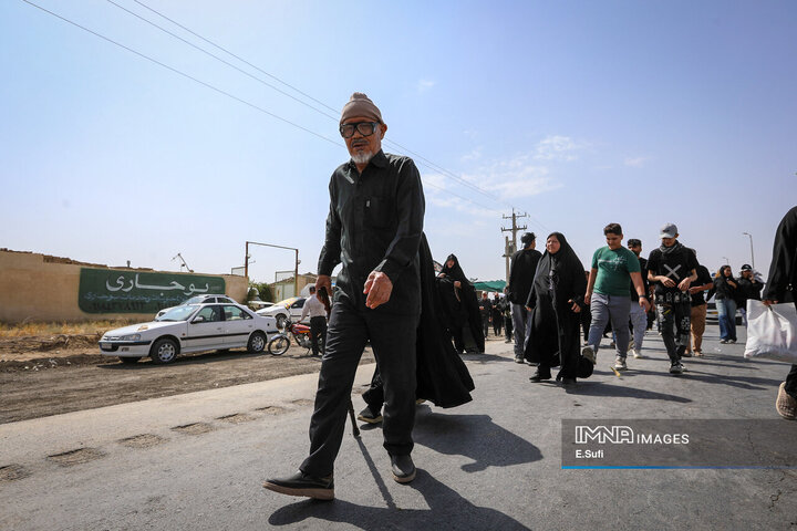 پیاده‌روی جاماندگان اربعین حسینی در اراک