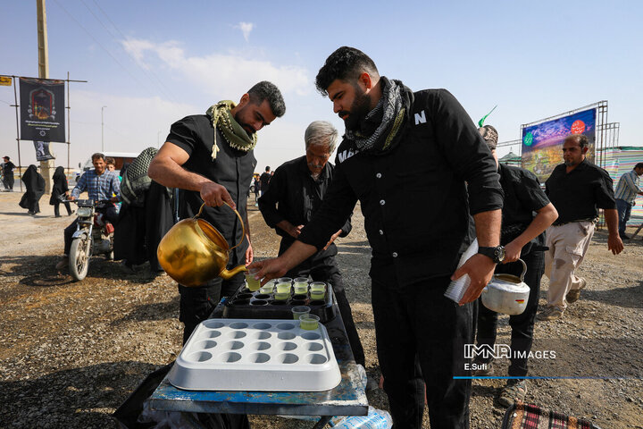 پیاده‌روی جاماندگان اربعین حسینی در اراک