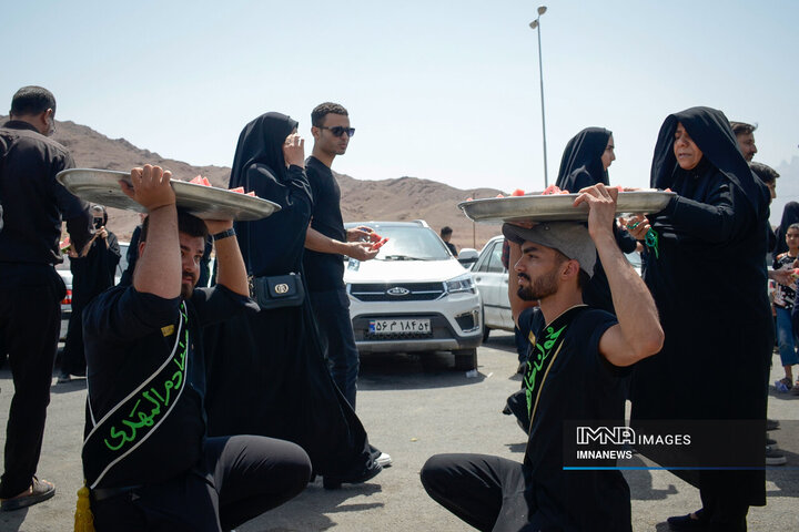 پیاده‌روی جاماندگان اربعین حسینی در یزد