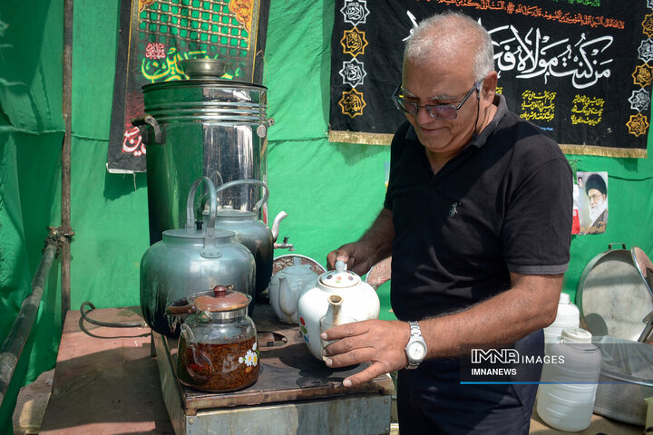 پیاده‌روی جاماندگان اربعین حسینی در یزد