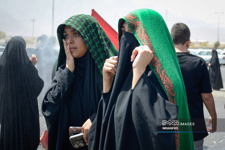 پیاده‌روی جاماندگان اربعین حسینی در یزد