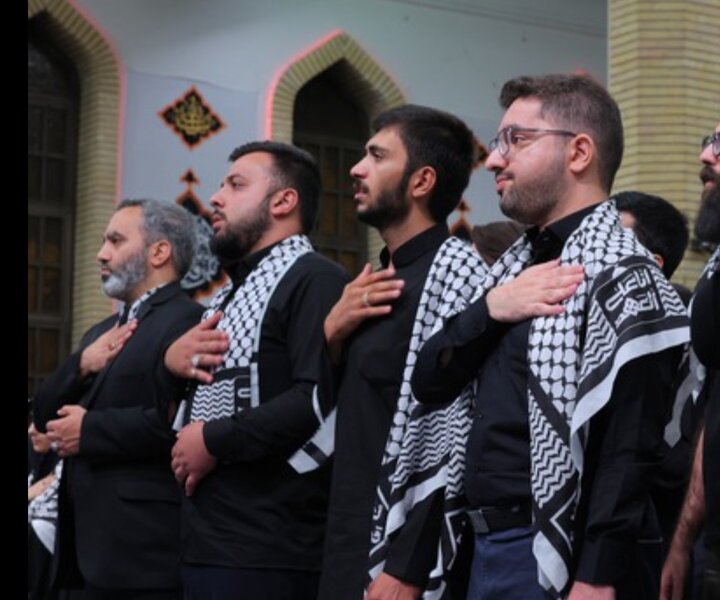 مراسم عزاداری هیئت‌های دانشجویی به مناسبت اربعین حسینی در حسینیه امام خمینی(ره)