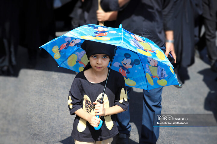 مراسم جاماندگان اربعین حسینی در همدان