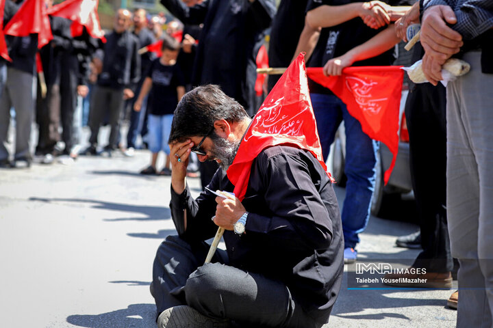 مراسم جاماندگان اربعین حسینی در همدان