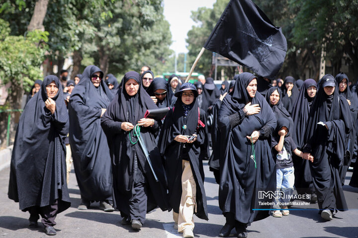 مراسم جاماندگان اربعین حسینی در همدان