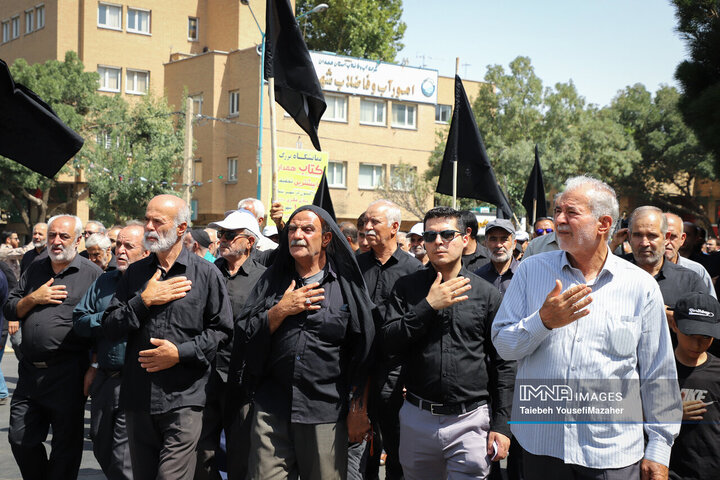 مراسم جاماندگان اربعین حسینی در همدان