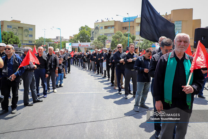 مراسم جاماندگان اربعین حسینی در همدان