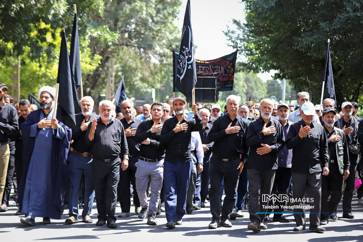 مراسم جاماندگان اربعین حسینی در همدان