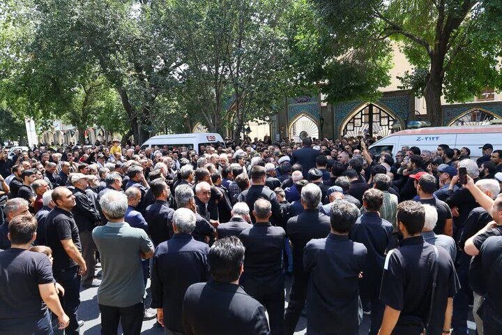 فیلم| خروش دل‌های جامانده در پیاده‌روی اربعین تبریز