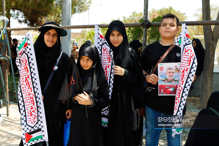 یاد شهدای جنگ 12 روزه با جاماندگان اربعین حسینی