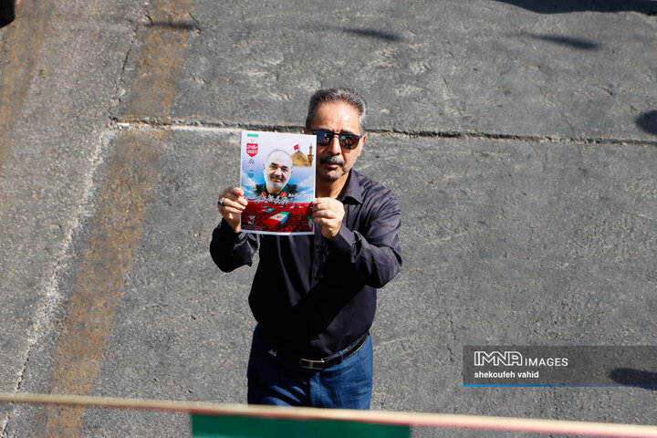 یاد شهدای جنگ 12 روزه با جاماندگان اربعین حسینی