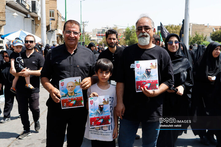 یاد شهدای جنگ 12 روزه با جاماندگان اربعین حسینی