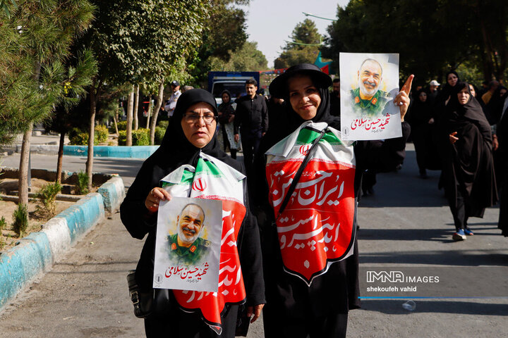 یاد شهدای جنگ 12 روزه با جاماندگان اربعین حسینی