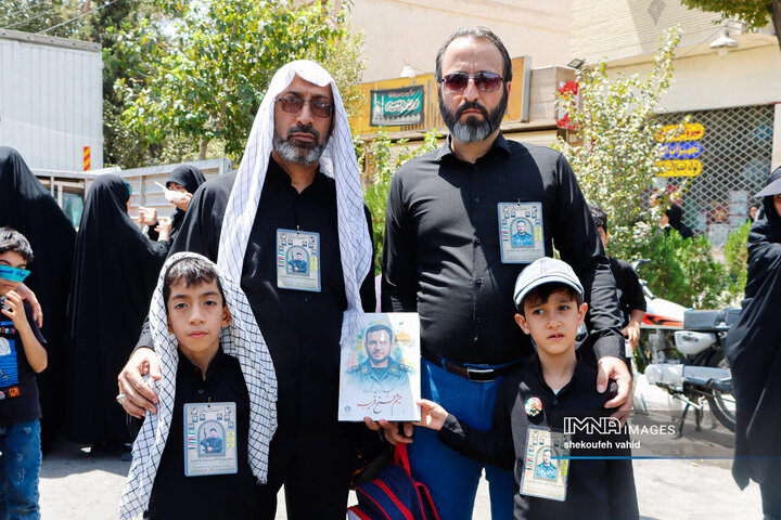 یاد شهدای جنگ 12 روزه با جاماندگان اربعین حسینی