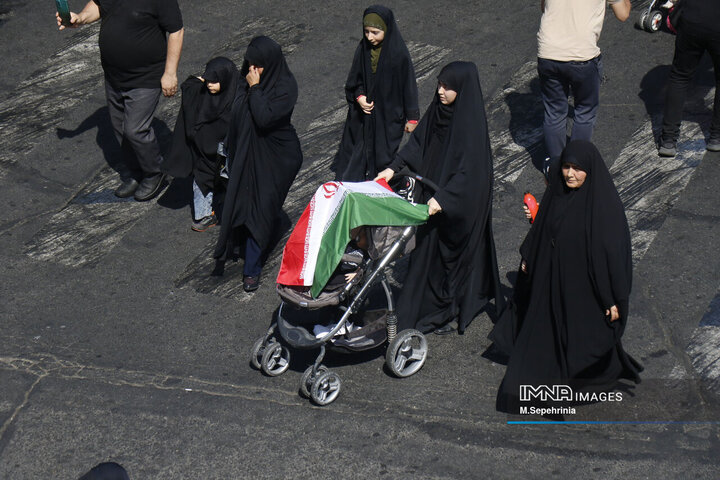 پیاده‌روی جاماندگان اربعین حسینی در تبریز