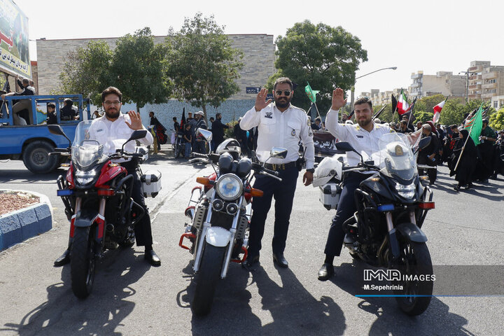 پیاده‌روی جاماندگان اربعین حسینی در تبریز