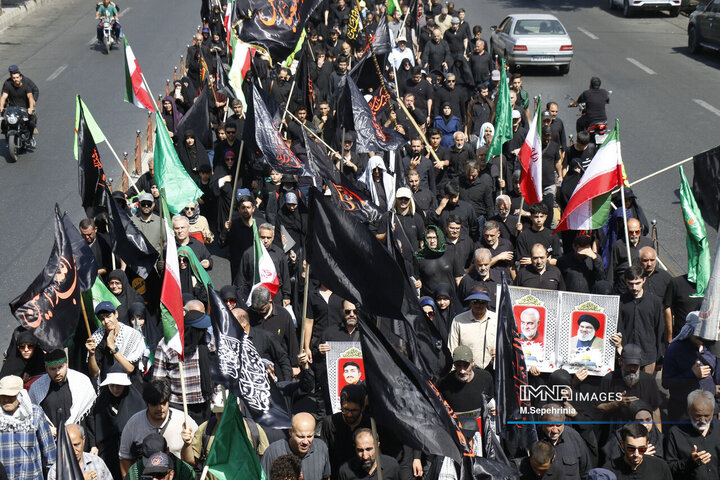 پیاده‌روی جاماندگان اربعین حسینی در تبریز