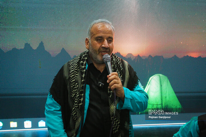 حضور رسول میرباقری عضو شورای اسلامی شهر اصفهان در موکب مسلم‌بن‌عقیل شهرداری