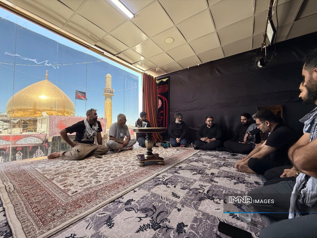 بازدید معاون سیما از موکبهای رسانهای معاونت سیما در سامرا و کاظمین