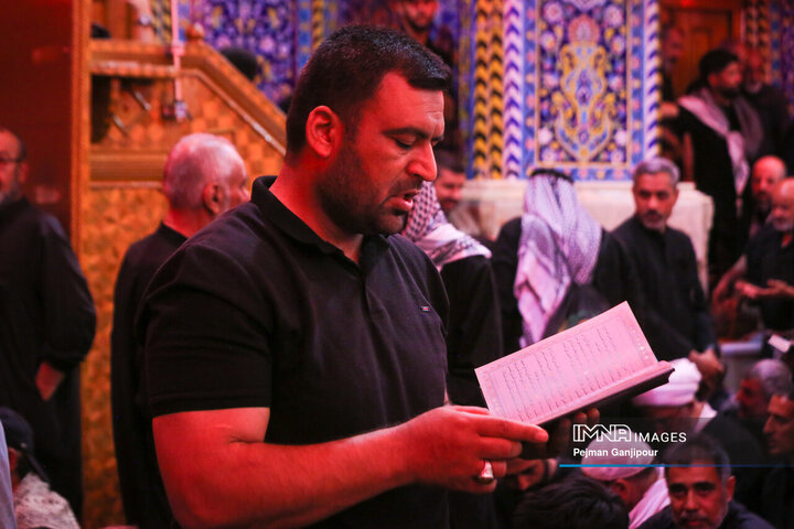 حرم امام حسین(ع) در شب اربعین