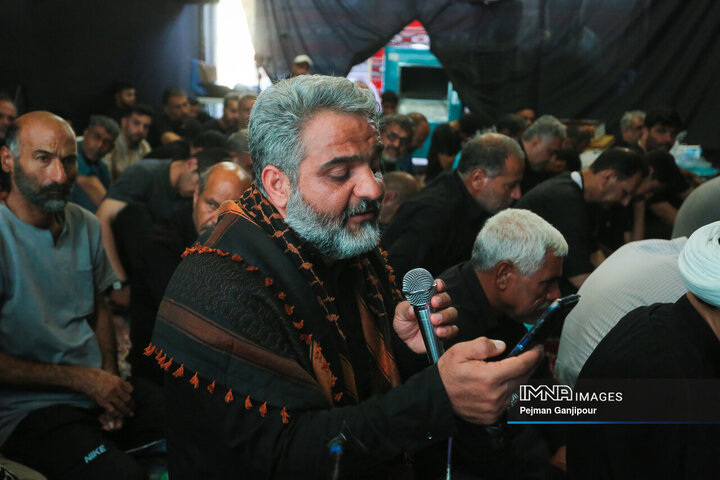 قافله عزاداری خادمان اربعین حسینی شهرداری اصفهان در کربلا