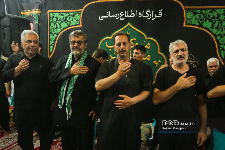 قافله عزاداری خادمان اربعین حسینی شهرداری اصفهان در کربلا