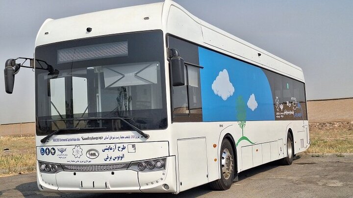 فعالیت آزمایشی اتوبوس برقی در خطوط اتوبوسرانی تبریز