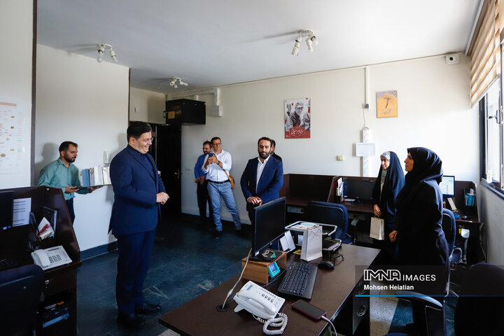 حضور معاون حمل‌و‌نقل و ترافیک شهرداری اصفهان در خبرگزاری ایمنا