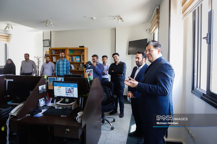 حضور معاون حمل‌و‌نقل و ترافیک شهرداری اصفهان در خبرگزاری ایمنا