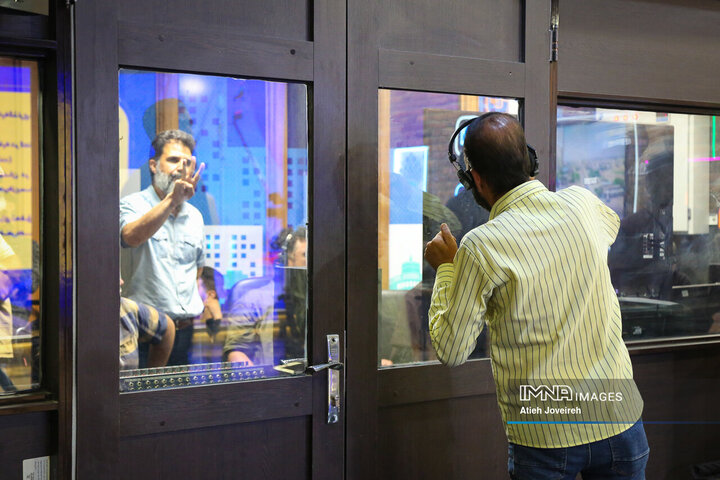 پشت صحنه برنامه تلویزیونی «اصفهان من»