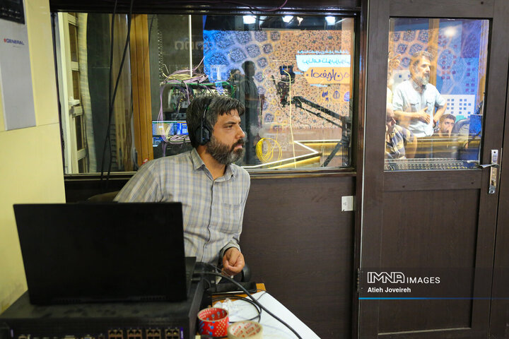پشت صحنه برنامه تلویزیونی «اصفهان من»