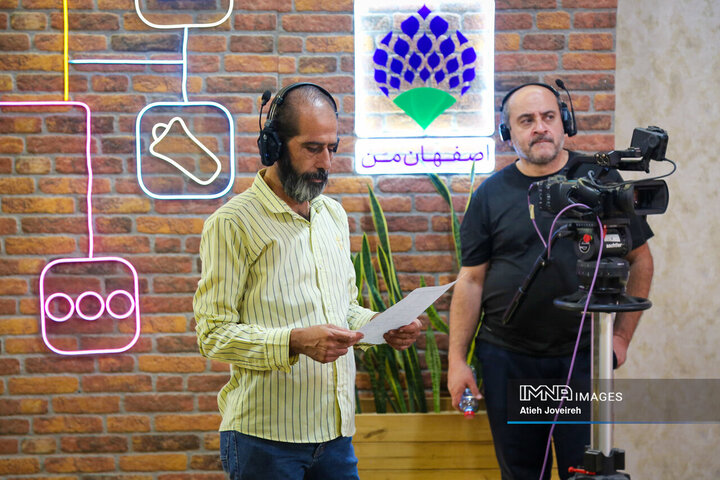 پشت صحنه برنامه تلویزیونی «اصفهان من»