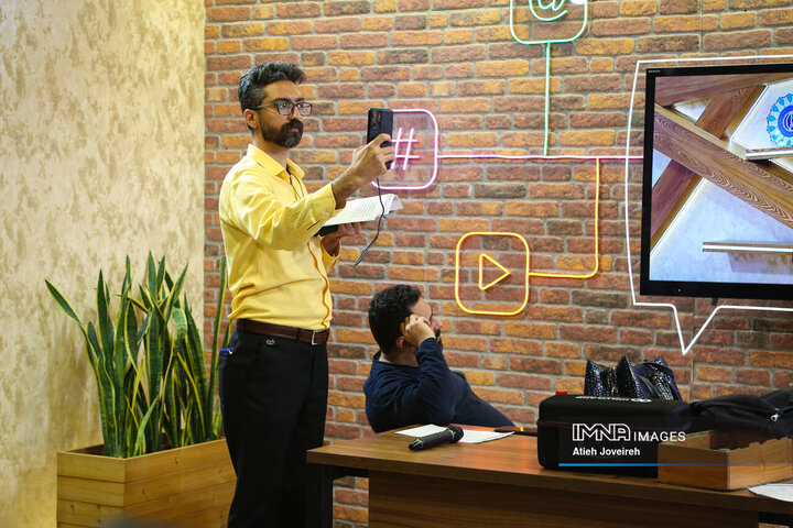 پشت صحنه برنامه تلویزیونی «اصفهان من»