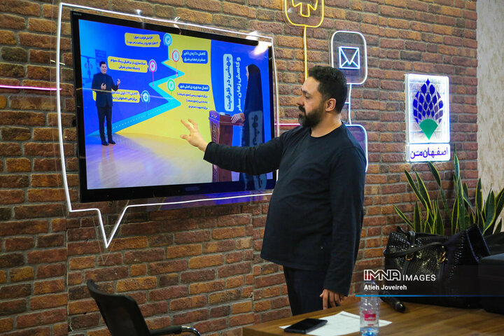 پشت صحنه برنامه تلویزیونی «اصفهان من»