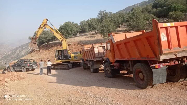پروژه راه ارتباطی «عدور_قارون» در شهرستان مارگون ۲۵ درصد پیشرفت فیزیکی دارد